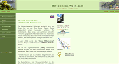 Desktop Screenshot of mittelrhein-wein.com