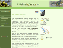 Tablet Screenshot of mittelrhein-wein.com